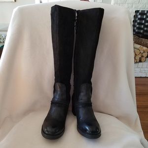 Miz Mooz Shankara Suede Boots  - Black